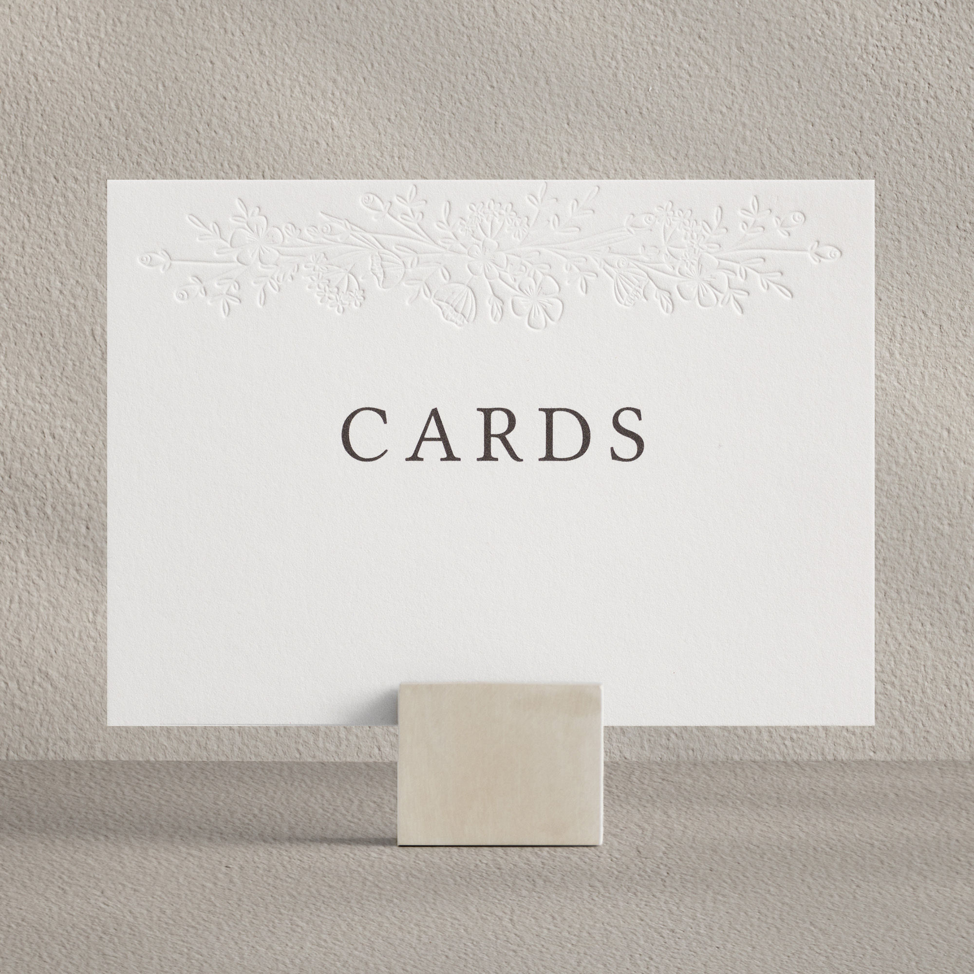 Wildflower: Digital and letterpress wedding signs