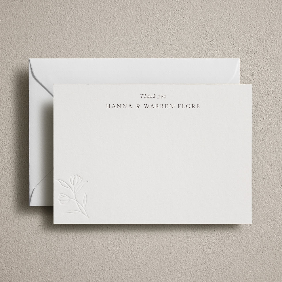 Thumbnail: Harlow: Digital and letterpress notecards