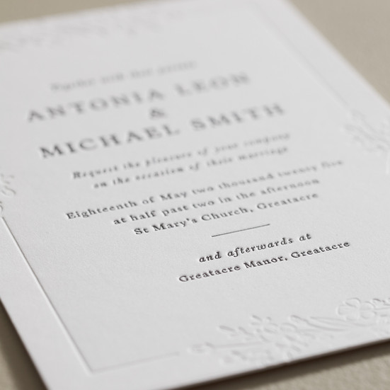 wording for wedding initation