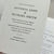 Thumbnail: Wildflower: Letterpress wedding invitation