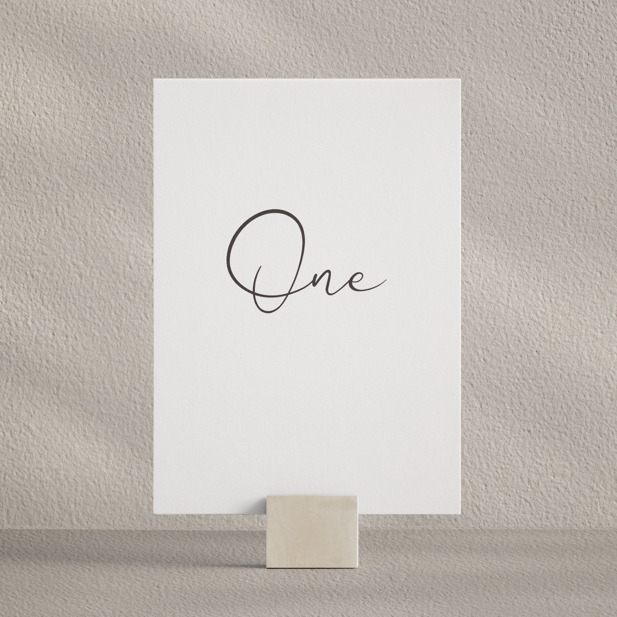 Calli: Table numbers