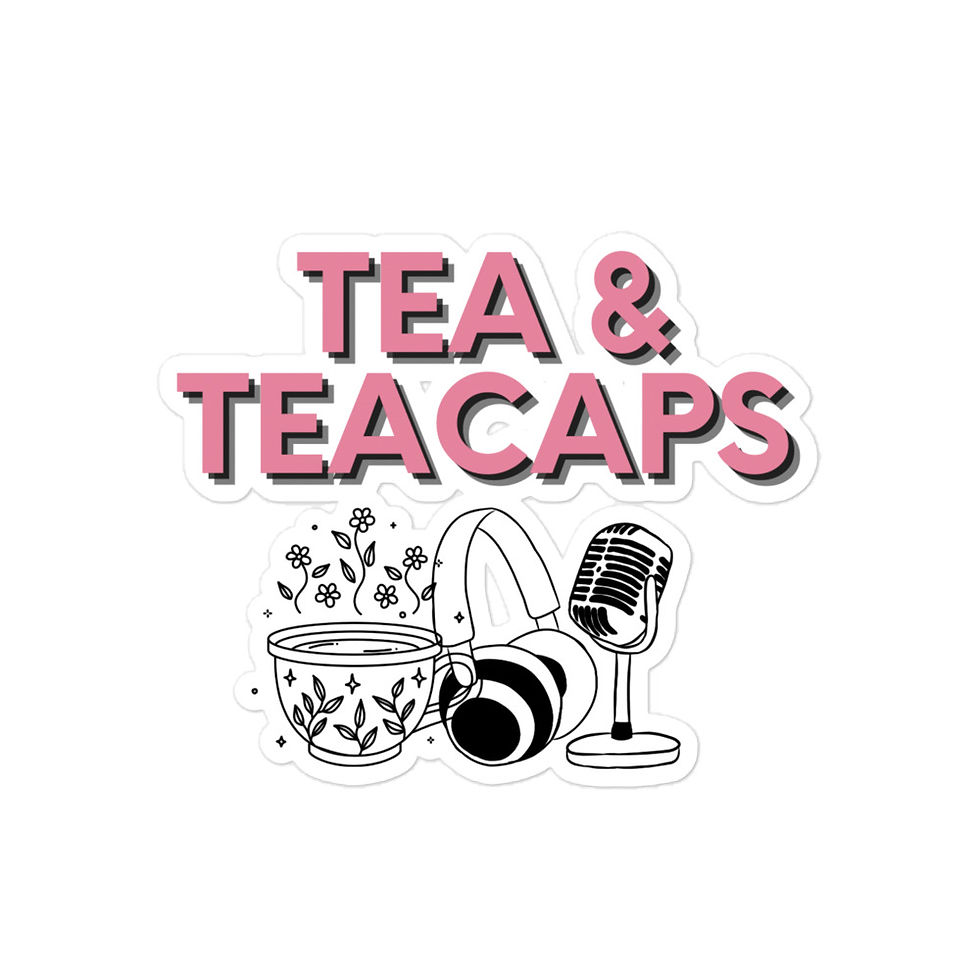 Thumbnail: Tea and Teacaps Bubble-free stickers