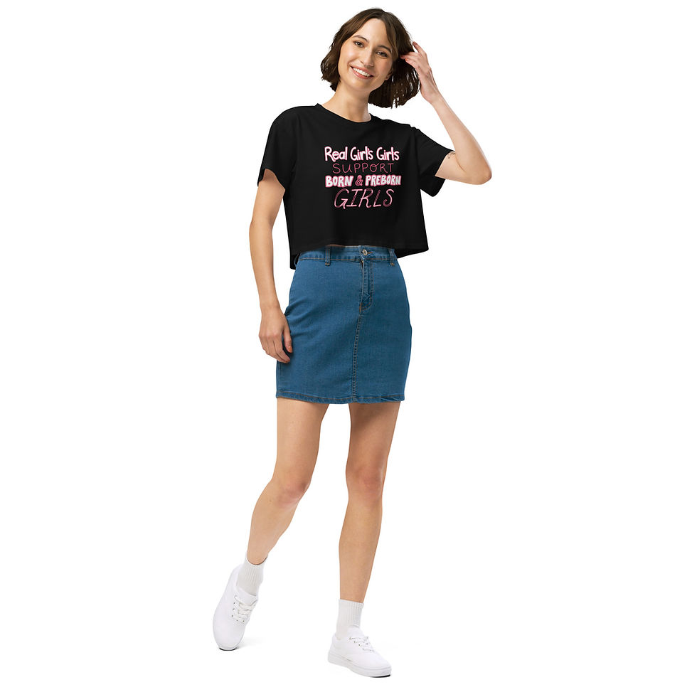 Thumbnail: Real Girl’s Girl Women’s crop top