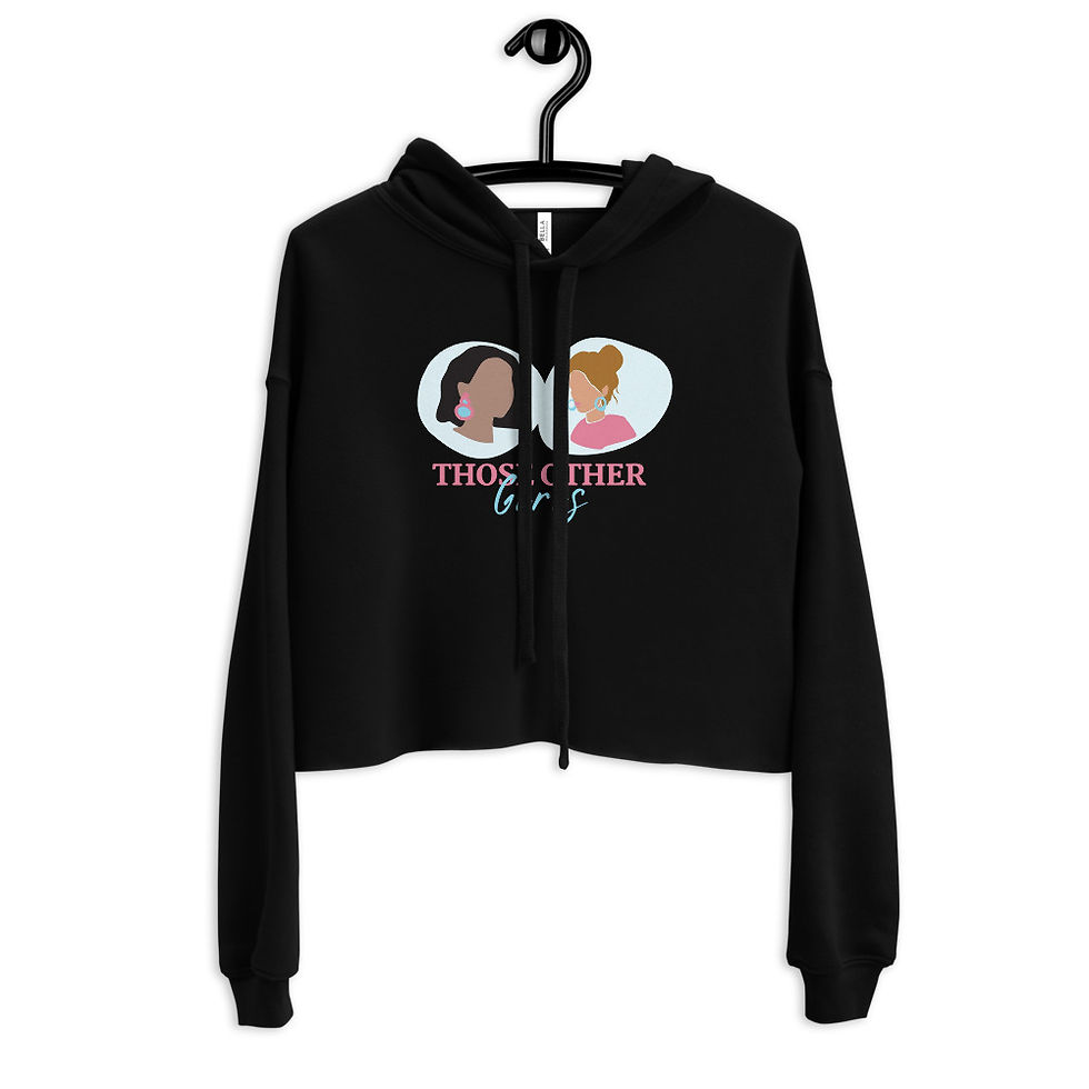 Logo Crop Hoodie