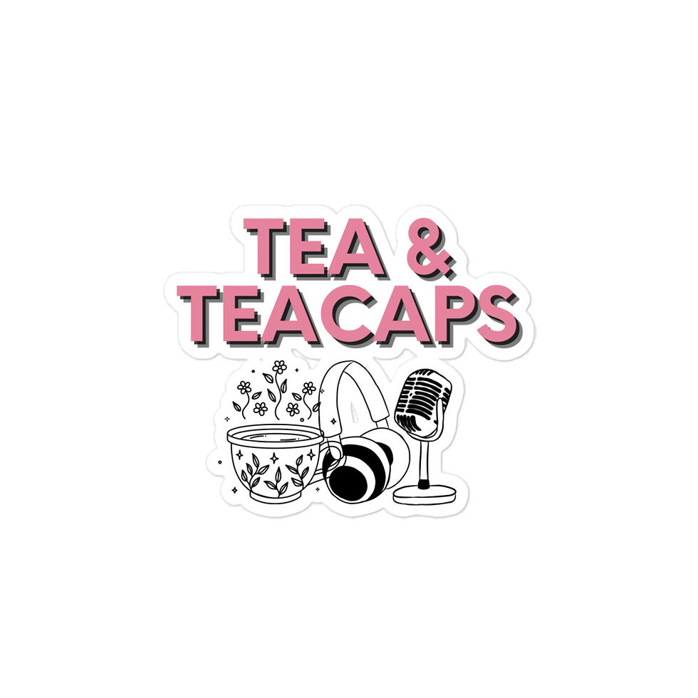 Tea and Teacaps Bubble-free stickers