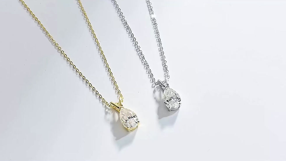 תמונה ממוזערת: שרשרת טיפה יהלום | 1.5 קראט