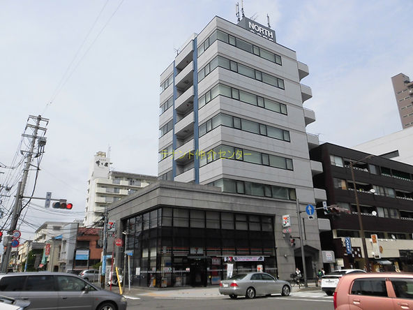 【外観】仙台 貸事務所 賃貸オフィス テナント ノースコア 地下鉄北四番丁駅徒歩2分 角地