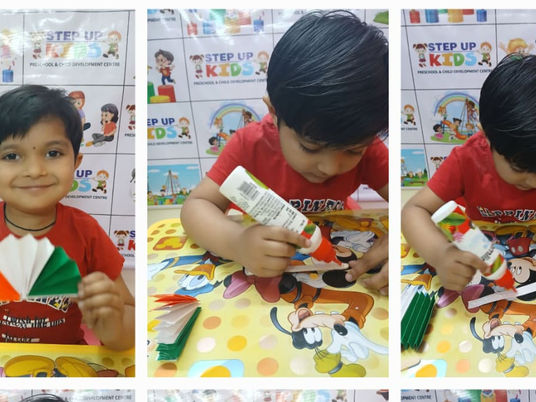 Republic Day Celebration at Step Up Kids  💚🤍🧡