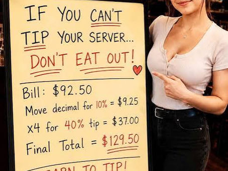 Hand over the tip!