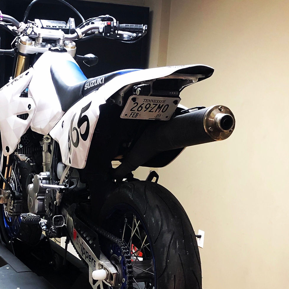 Drz400 integrated tail light /fender eliminator Lynch Worx