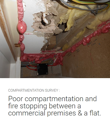 Poor compartmentation