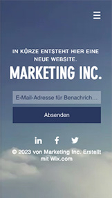 Alle Designvorlagen website templates – Marketing