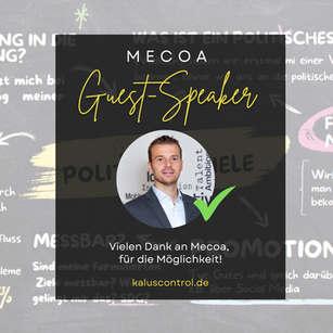 Guest-Speaker bei Mecoa