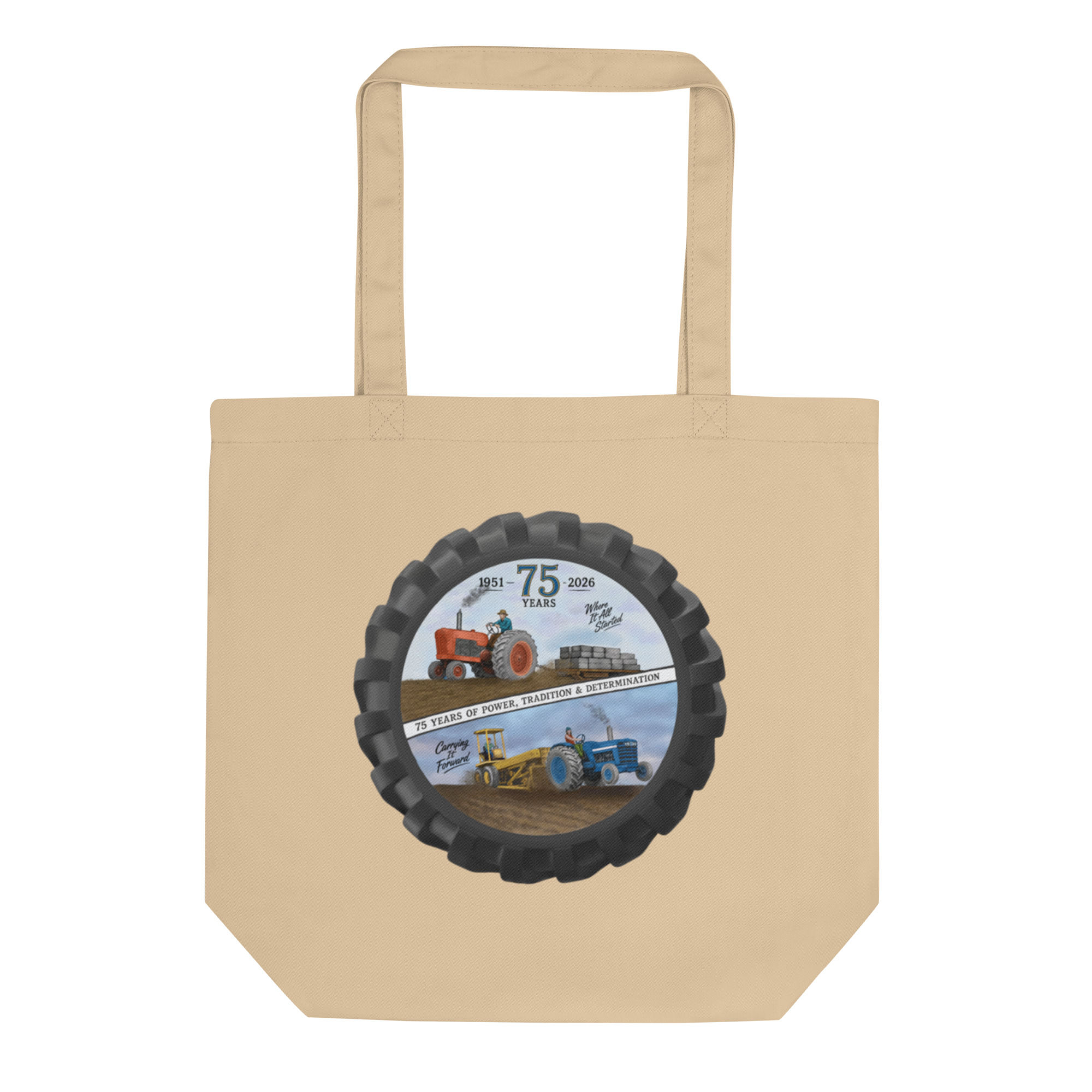 75th Anniversary Tractor Pull  Eco Tote Bag