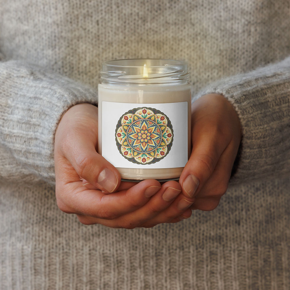 Thumbnail: Hearthflower Mandala Candle