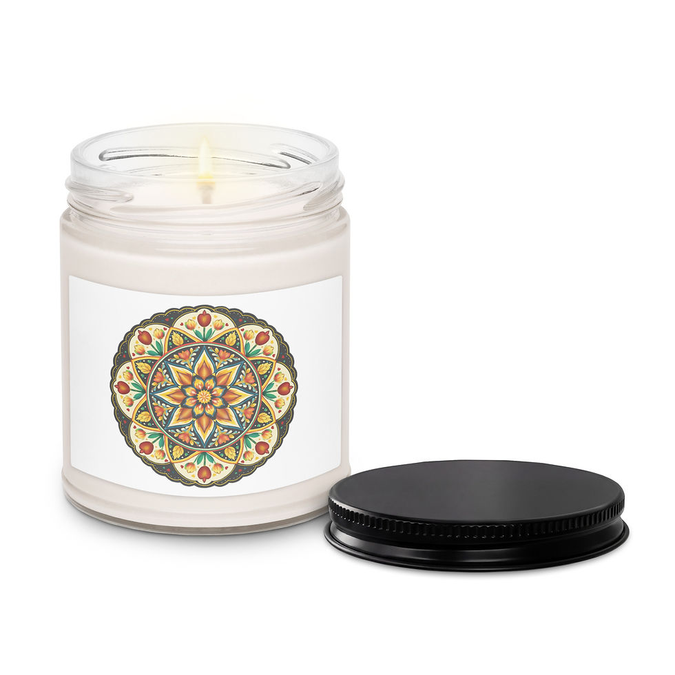 Thumbnail: Hearthflower Mandala Candle