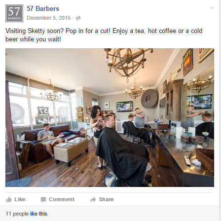 Facebook post - Call-to-action
