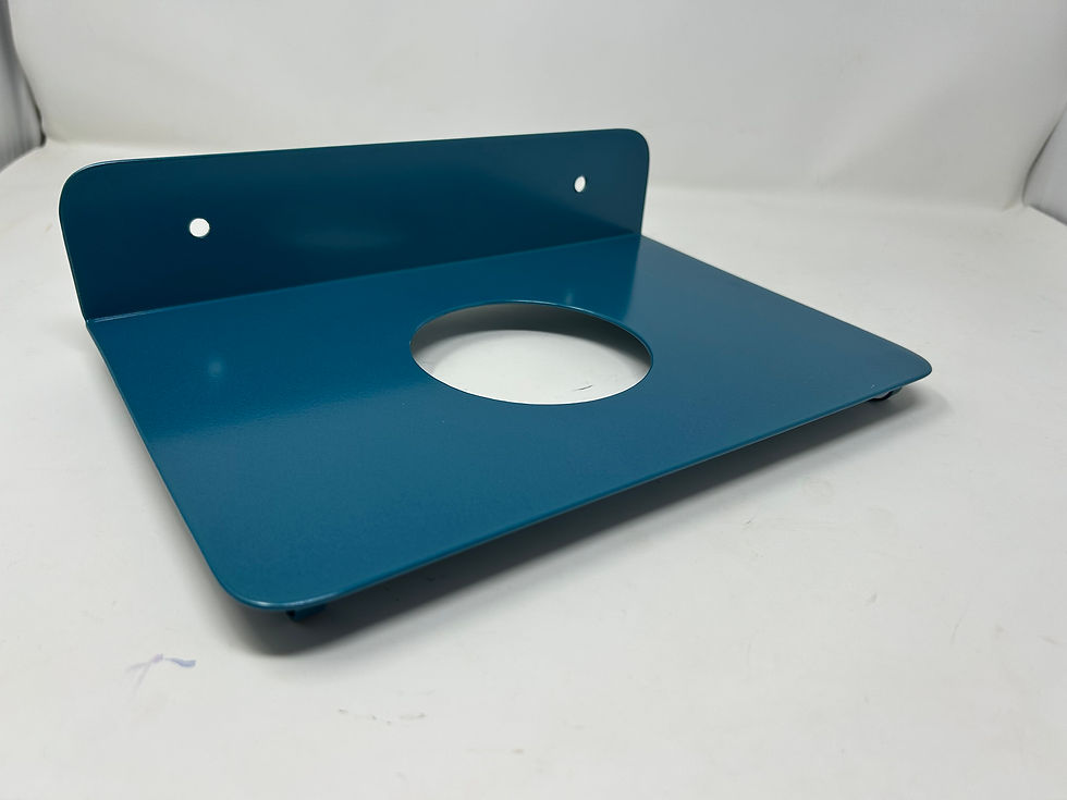 Thumbnail: Metal Walkway Ledge with Leap Through Hole and loops for accessories