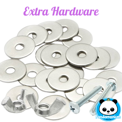 Extra Hardware-Washers, Wing nuts and Bolts-1/4