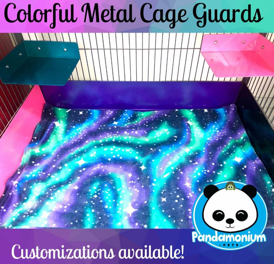 Colorful Metal Cage Guards- Pandamonium Pets