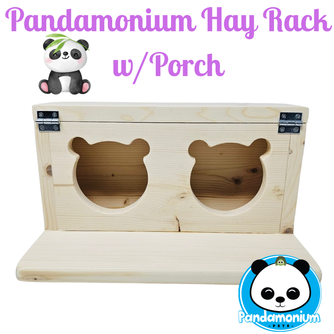 Pandamonium Hay Rack w/Porch