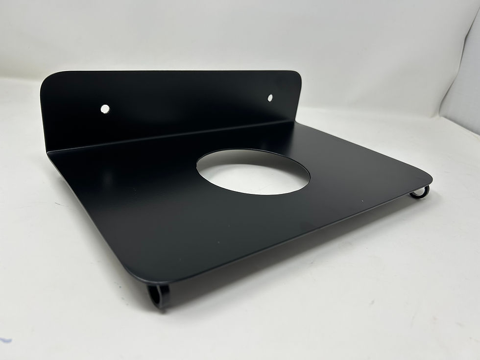 Thumbnail: Metal Walkway Ledge with Leap Through Hole and loops for accessories