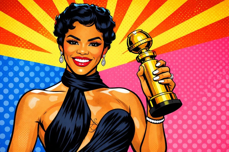 hollywood.cloud golden globes 2026 teyana taylor