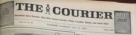 Narrabri's First Electric Vehicle - 50 years ago!