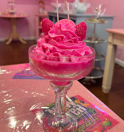 CoKi margarita dessert candle