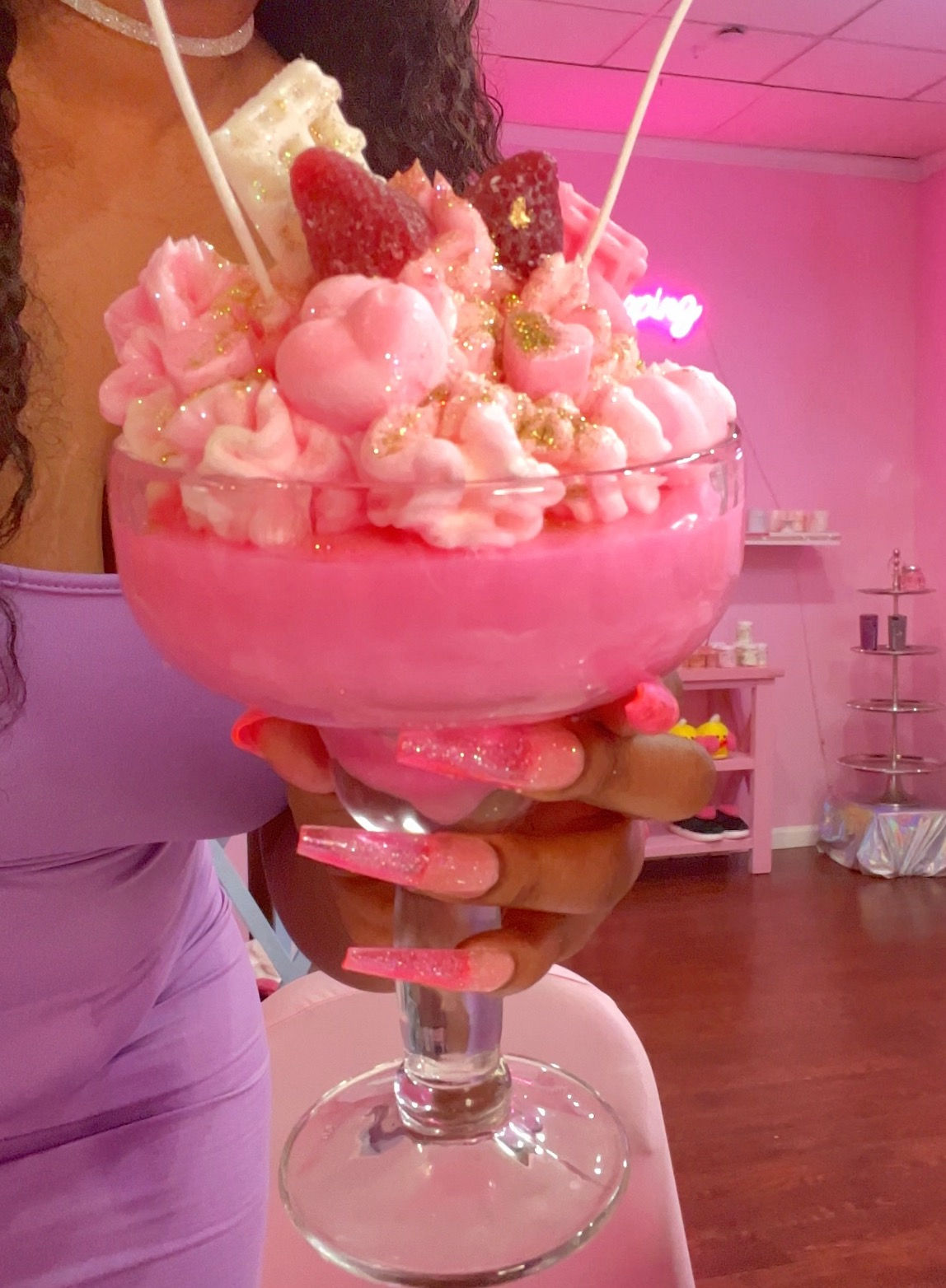 Pink Sugar Baby CoKi Margarita Candle