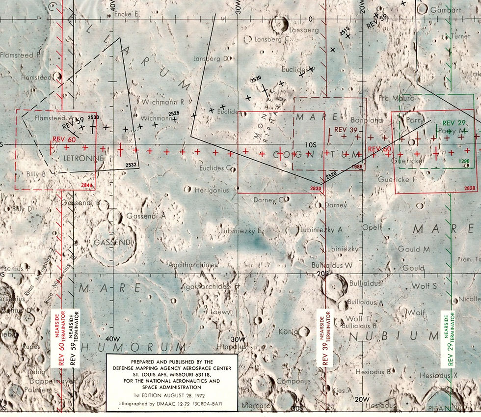 Thumbnail: Apollo 16 Lunar Photography Index Map Book