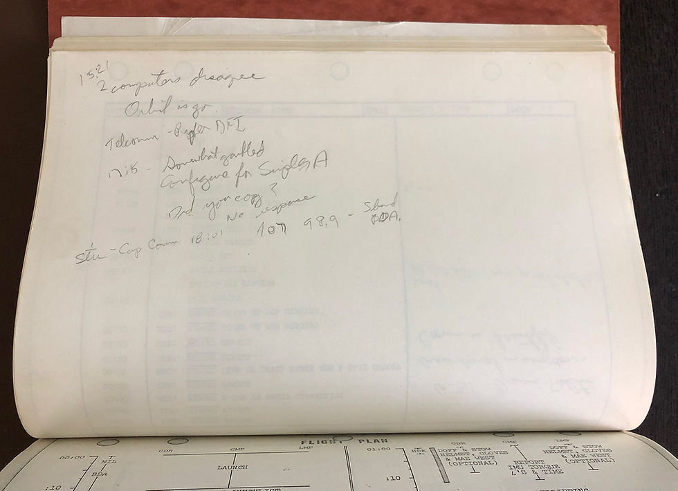 Thumbnail: Engineer's Copy of Apollo 9 Flight Plan