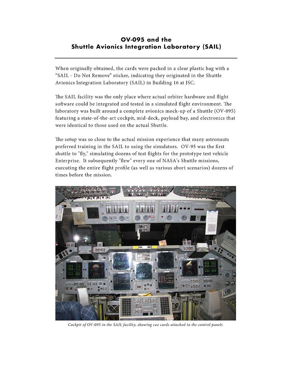 Thumbnail: STS-2 Entry Cue Card - CDR Bus Loss 1