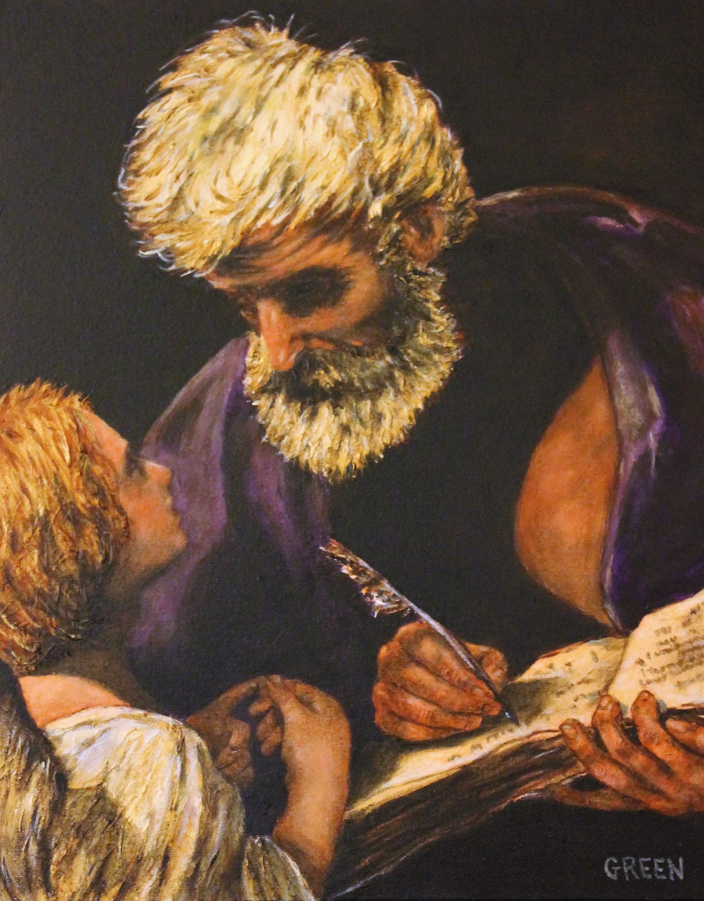 St. Mathew with Angel