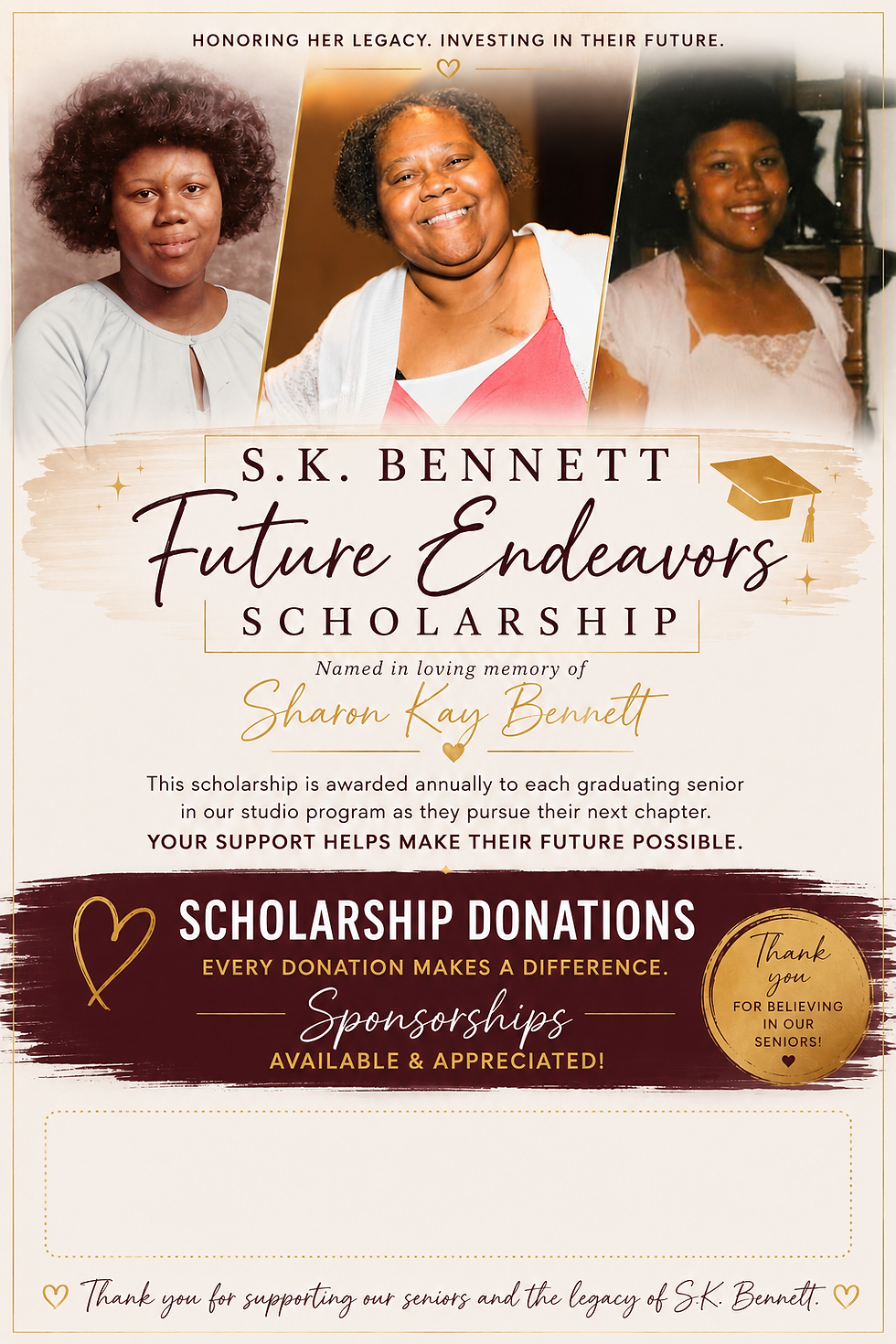 S. K. Bennett Future Endeavors Scholarship