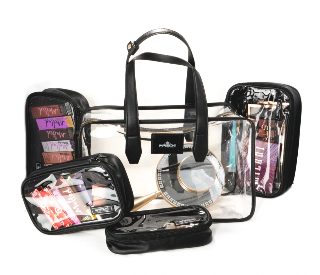 PARIS TRANSPARENT MAKEUP CASE