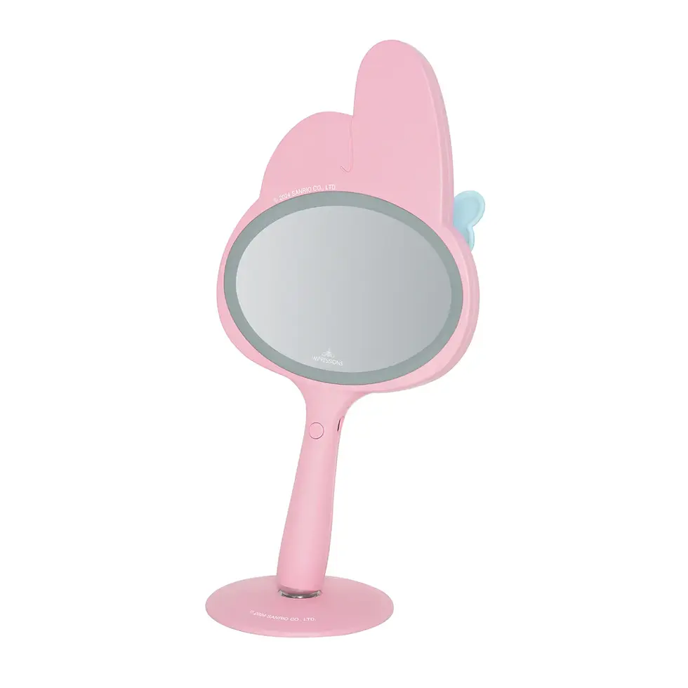Thumbnail: MY MELODY LED HANDHELD MAKEUP MIRROR