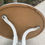 Miniature : Table de bistrot ronde bois et acier blanc pied central  tulipe 60cm