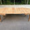 Miniature : Table à manger art déco ronde extensible rénové en bois brut 1950 225cm