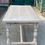 Miniature : Table de ferme extensible rénovée en chêne brut 280cm