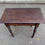 Miniature : Table en bois massif pieds tournés du 19ème 77x42cm