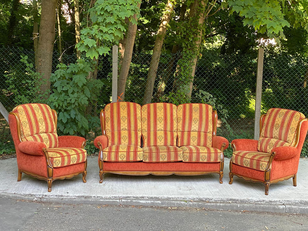 Miniature : Salon vintage Louis XV B.Marly France vers 1950