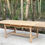Miniature : Table de ferme extensible rénovée en chêne brut 260cm