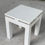 Miniature : Table basse carrée scandinave vintage blanche