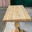 Miniature : Table à manger de monastère rénovée en chêne massif XIXème