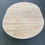 Miniature : Table à manger ronde extensible pied central rénovée en bois brut 150cm