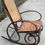 Miniature : Rocking-chair canné bois cintré 1970 fauteuil à bascule rotin