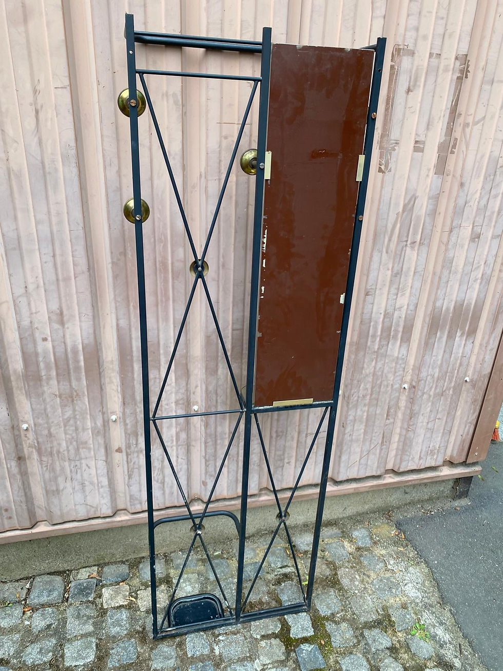 Miniature : Porte-manteau de vestibule mural Moderniste / Mid-Century des années 1950