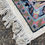Miniature : Tapis persan en laine tissée violet fleuri 280x190cm