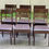 Miniature : 6 chaises scandinaves vintage bois massif et cuir marron
